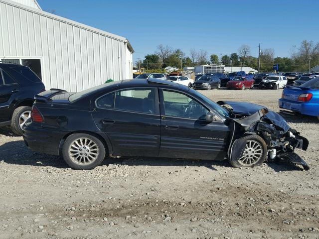 1G2NF52T71M654288 - 2001 PONTIAC GRAND AM S BLACK photo 9