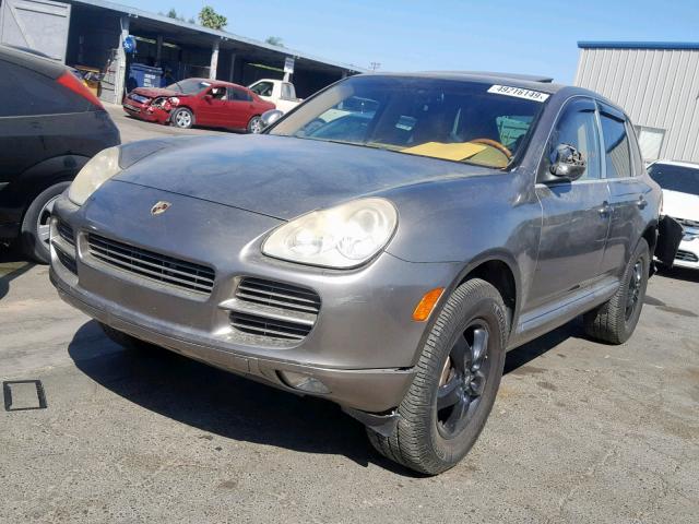 WP1AB29P95LA64164 - 2005 PORSCHE CAYENNE S GRAY photo 2