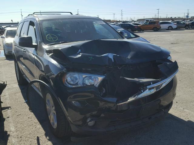 1C4RDHAG5CC237303 - 2012 DODGE DURANGO SX BLACK photo 1