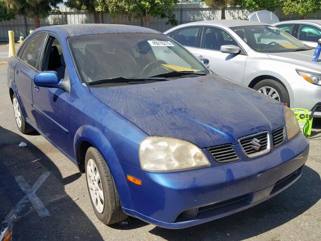 KL5JD52Z64K027057 - 2004 SUZUKI FORENZA S BLUE photo 1