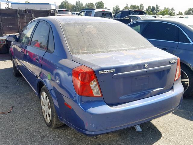 KL5JD52Z64K027057 - 2004 SUZUKI FORENZA S BLUE photo 3