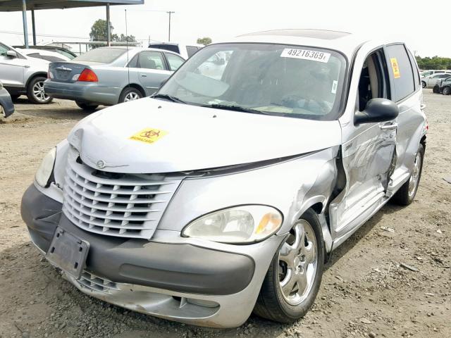 3C8FY68B52T310337 - 2002 CHRYSLER PT CRUISER SILVER photo 2