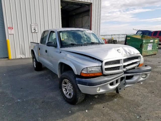 1D7HG38Z23S382338 - 2003 DODGE DAKOTA QUA SILVER photo 1