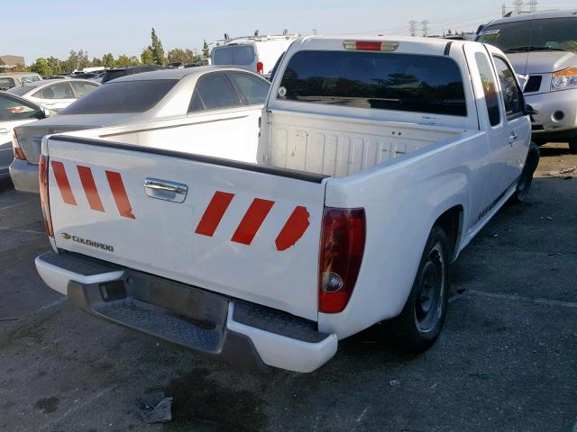 1GCCS19E498154799 - 2009 CHEVROLET COLORADO WHITE photo 4