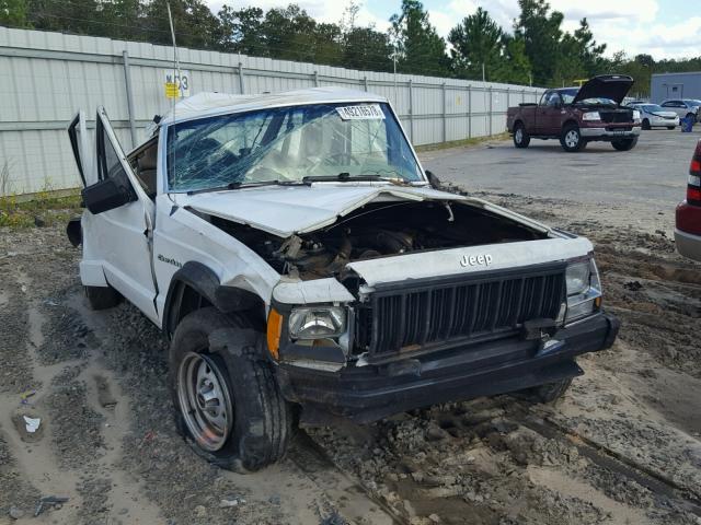 1J4FJ28S4ML574382 - 1991 JEEP CHEROKEE WHITE photo 1