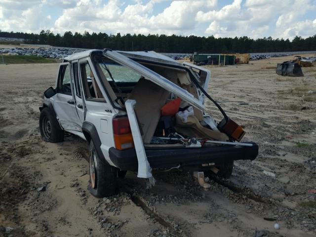 1J4FJ28S4ML574382 - 1991 JEEP CHEROKEE WHITE photo 3