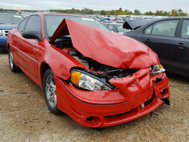 1G2NW12EX4M614253 - 2004 PONTIAC GRAND AM G RED photo 1