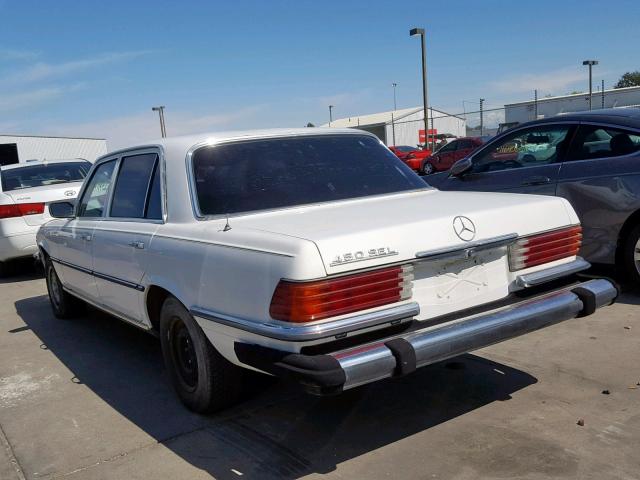 11603312067435 - 1977 MERCEDES-BENZ 450SEL WHITE photo 3