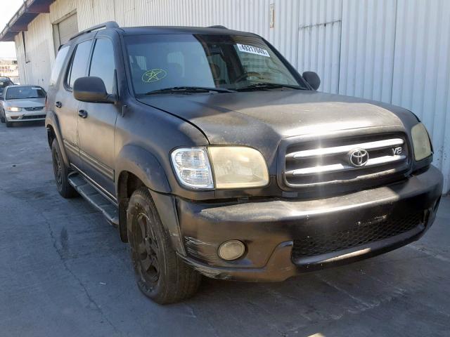 5TDZT38A21S046473 - 2001 TOYOTA SEQUOIA LI BLACK photo 1