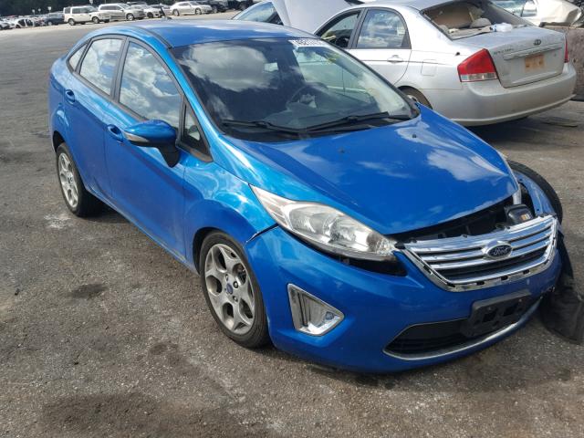 3FADP4CJ9CM183723 - 2012 FORD FIESTA SEL BLUE photo 1