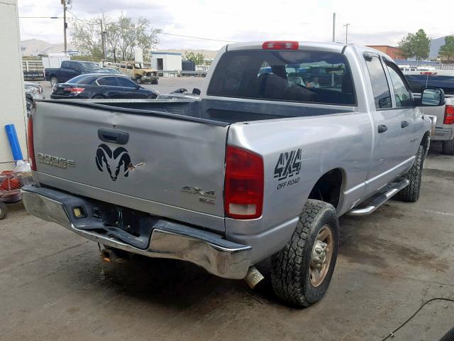 3D7KU28C43G813919 - 2003 DODGE RAM 2500 S ვერცხლისფერი ფოტო 4