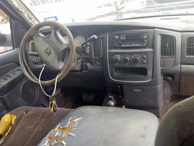 3D7KU28C43G813919 - 2003 DODGE RAM 2500 S ვერცხლისფერი ფოტო 9