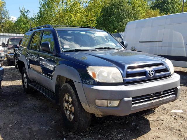 JTEBU14R938006182 - 2003 TOYOTA 4RUNNER SR BLUE photo 1