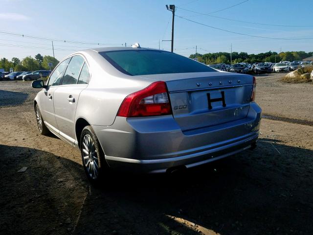 YV1AH992791095437 - 2009 VOLVO S80 T6 SILVER photo 3