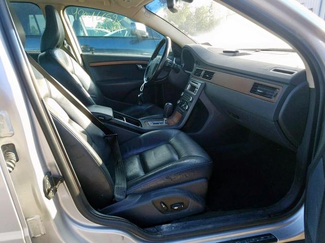 YV1AH992791095437 - 2009 VOLVO S80 T6 SILVER photo 5