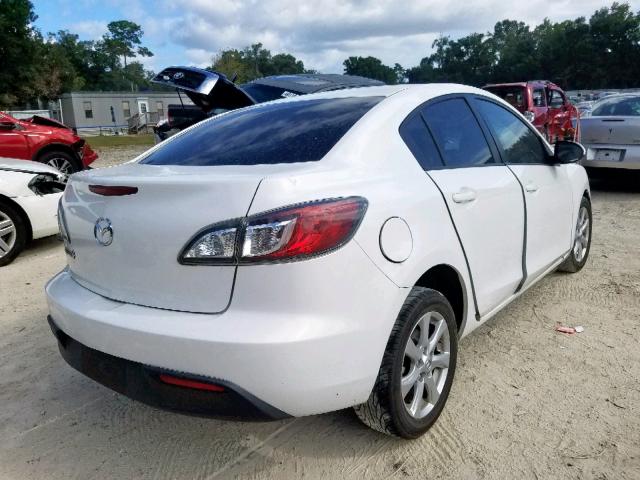 JM1BL1VF5B1456639 - 2011 MAZDA 3 I WHITE photo 4