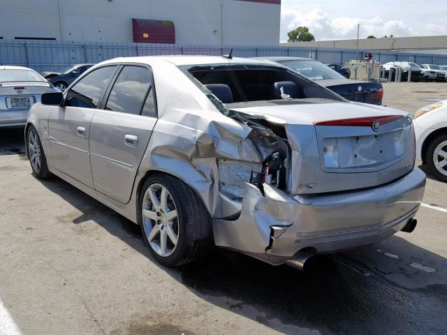 1G6DN56S150127004 - 2005 CADILLAC CTS-V SILVER photo 3