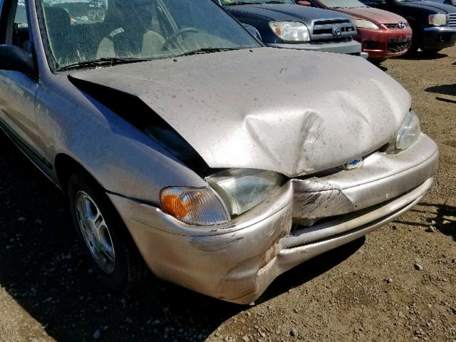 1Y1SK52832Z424317 - 2002 CHEVROLET GEO PRIZM 金色 照片 9