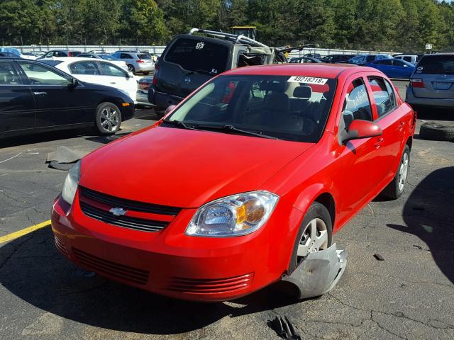 1G1AL58F387292871 - 2008 CHEVROLET COBALT LT RED photo 2