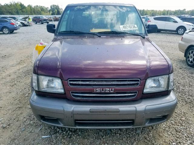 JACDS58X027J03468 - 2002 ISUZU TROOPER S MAROON photo 9