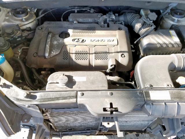 KM8JM12B55U105822 - 2005 HYUNDAI TUCSON GL GRAY photo 7