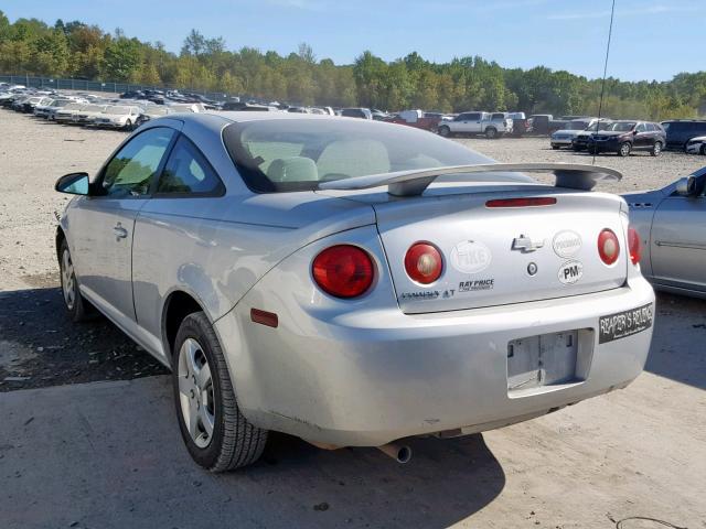 1G1AL15F477190748 - 2007 CHEVROLET COBALT LT SILVER photo 3