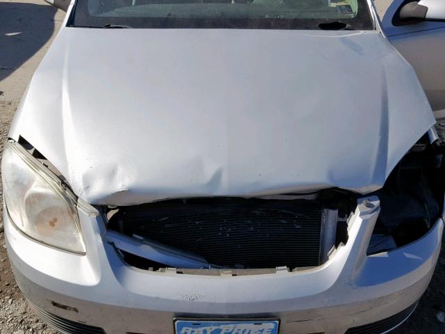 1G1AL15F477190748 - 2007 CHEVROLET COBALT LT SILVER photo 7