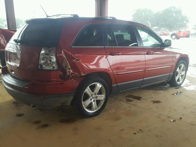 2A8GF68X97R327619 - 2007 CHRYSLER PACIFICA T RED photo 4