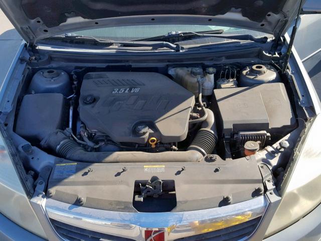 1G8ZS57N17F225724 - 2007 SATURN AURA XE GRAY photo 7