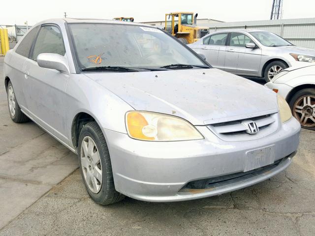 1HGEM22962L059557 - 2002 HONDA CIVIC EX SILVER photo 1