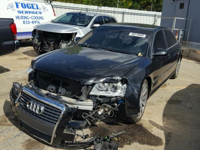 WAUMV44E17N003533 - 2007 AUDI A8 L QUATT BLACK photo 2