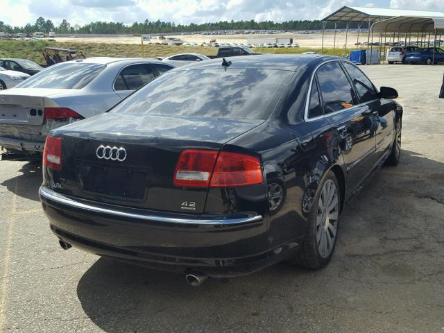 WAUMV44E17N003533 - 2007 AUDI A8 L QUATT BLACK photo 4