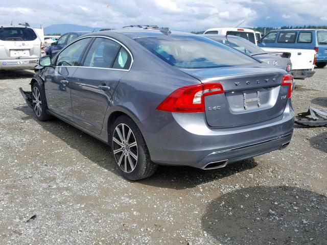 LYV402TM4HB134455 - 2017 VOLVO S60 PLATIN SILVER photo 3