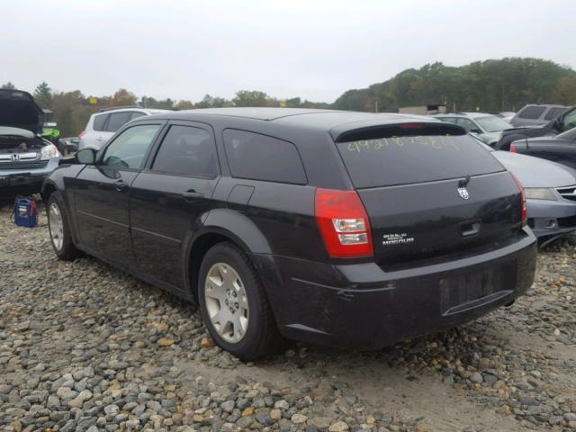 2D8FV47T86H265337 - 2006 DODGE MAGNUM SE BLACK photo 3