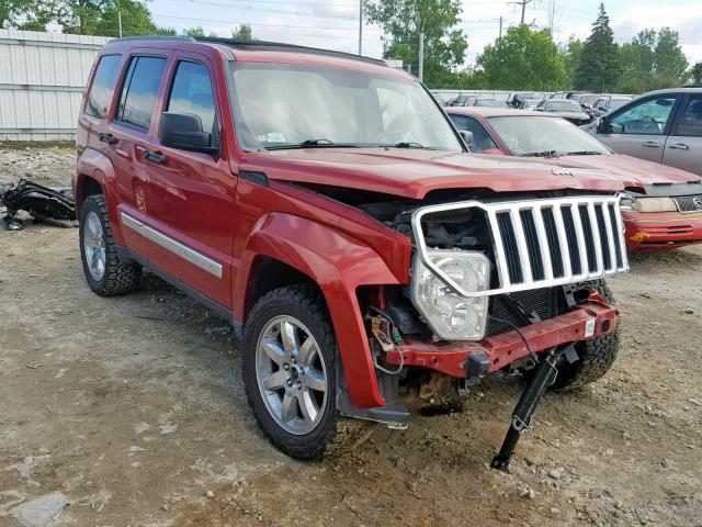 1J8GN58K79W529368 - 2009 JEEP LIBERTY LI RED photo 1