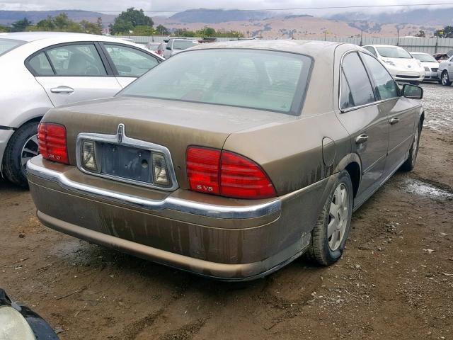 1LNHM87A42Y674978 - 2002 LINCOLN LS 金色 照片 4