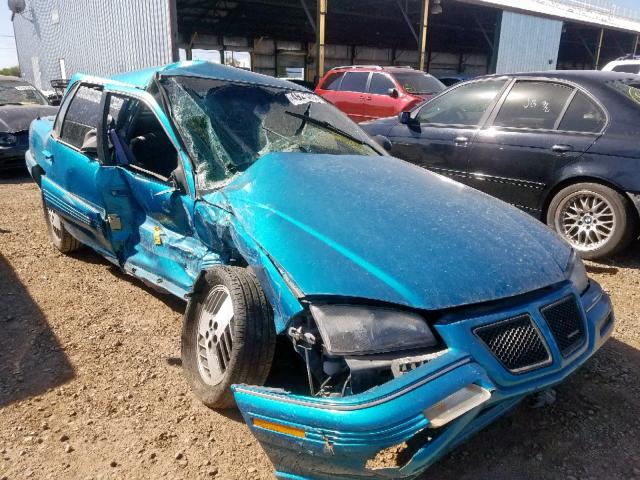 1G2NE55M7RM621648 - 1994 PONTIAC GRAND AM S TEAL photo 1
