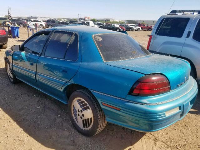 1G2NE55M7RM621648 - 1994 PONTIAC GRAND AM S TEAL photo 3