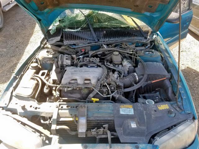 1G2NE55M7RM621648 - 1994 PONTIAC GRAND AM S TEAL photo 7