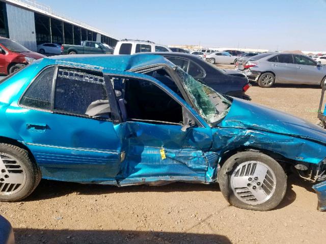 1G2NE55M7RM621648 - 1994 PONTIAC GRAND AM S TEAL photo 9
