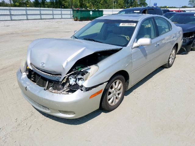 JTHBF30G230122108 - 2003 LEXUS ES 300 SILVER photo 2