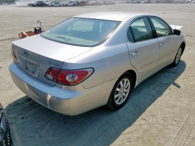 JTHBF30G230122108 - 2003 LEXUS ES 300 SILVER photo 4