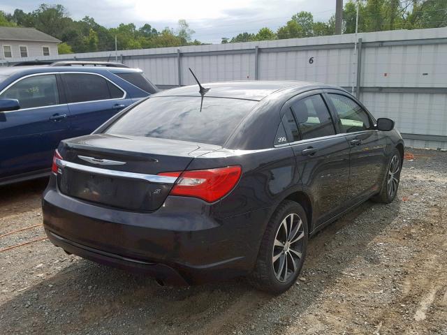 1C3CCBBG6DN718045 - 2013 CHRYSLER 200 TOURIN BLACK photo 4