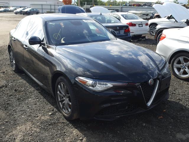 ZARFAEDN7J7576337 - 2018 ALFA ROMEO GIULIA Q4 BLACK photo 1