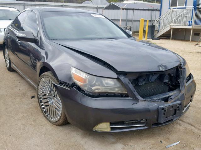 JH4KB2F36AC001636 - 2010 ACURA RL BLACK photo 1