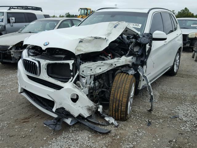 5UXKR2C51E0C01383 - 2014 BMW X5 SDRIVE3 WHITE photo 2