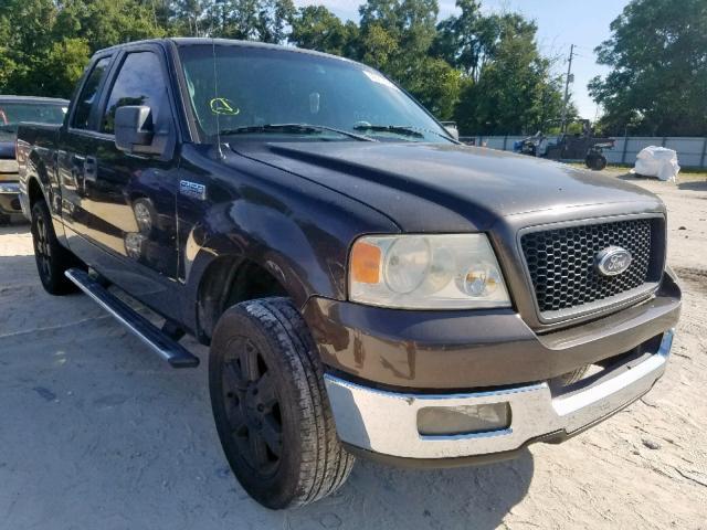 1FTRX12515FB24915 - 2005 FORD F150 BROWN photo 1