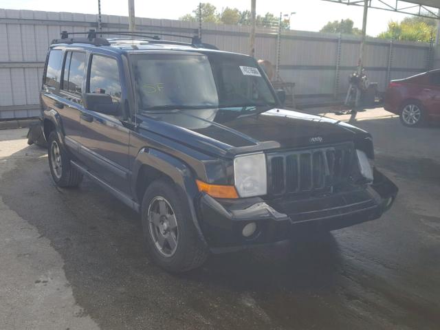 1J8HH48N46C248013 - 2006 JEEP COMMANDER BLACK photo 1