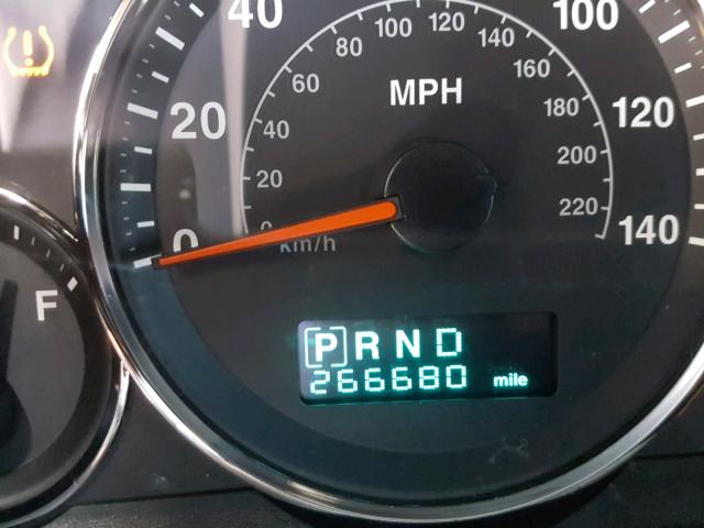 1J8HH48N46C248013 - 2006 JEEP COMMANDER BLACK photo 8