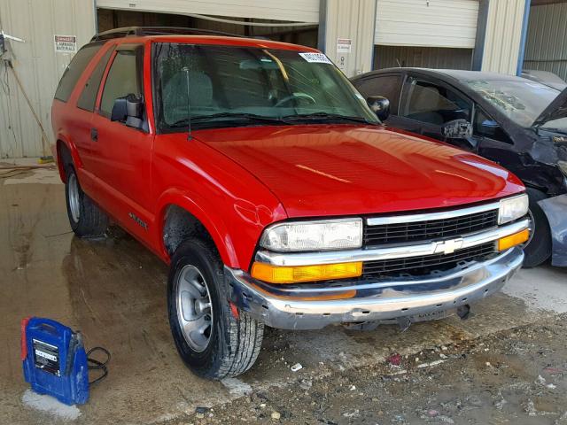 1GNCS18W41K152799 - 2001 CHEVROLET BLAZER RED photo 1